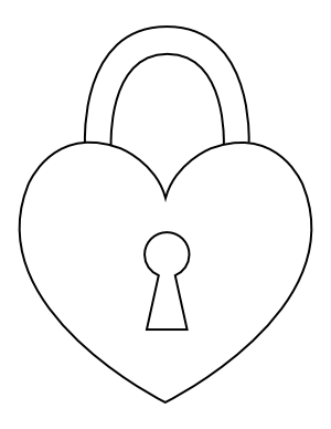 Free printable heart coloring pages page