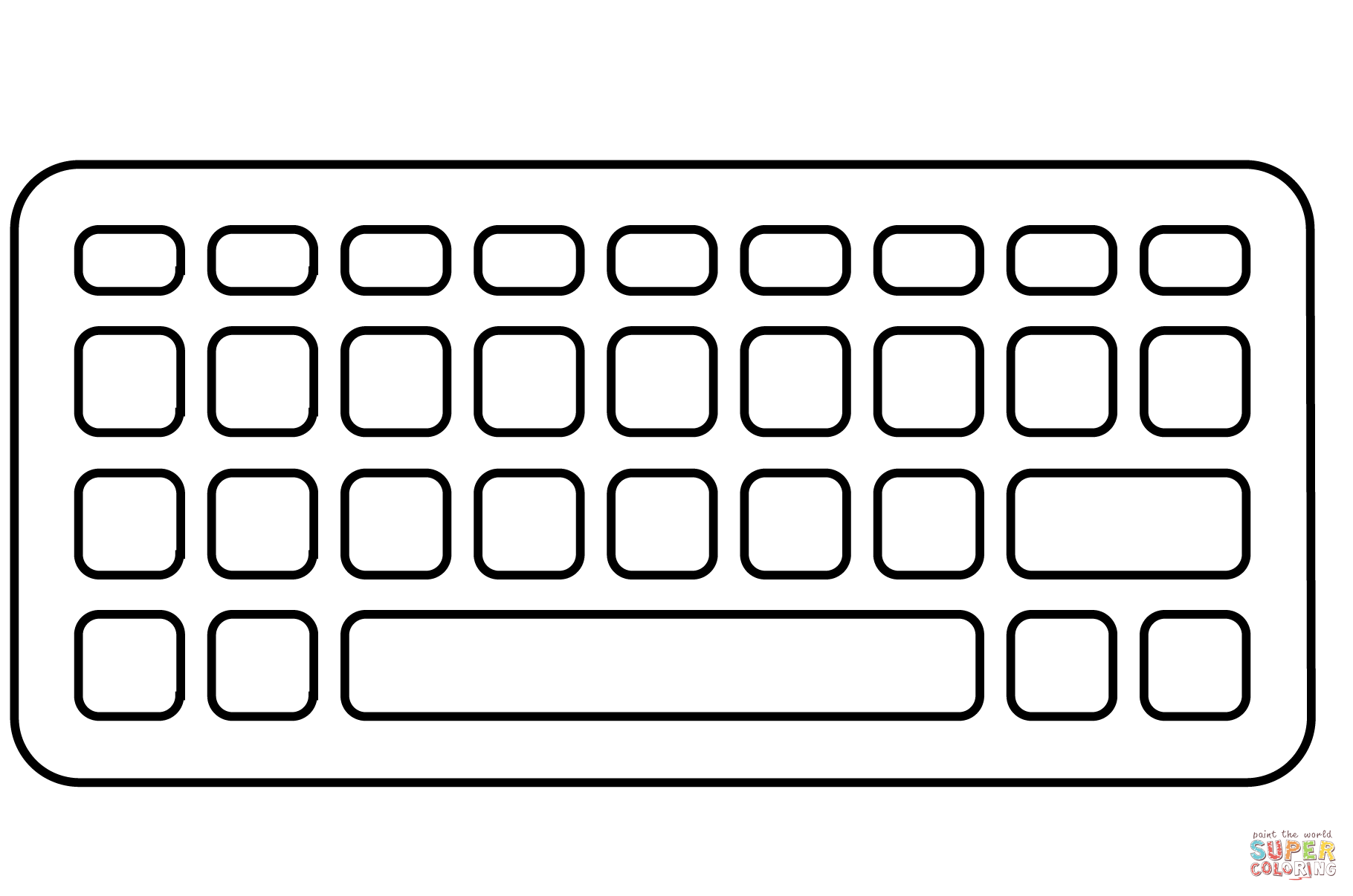 Keyboard emoji coloring page free printable coloring pages