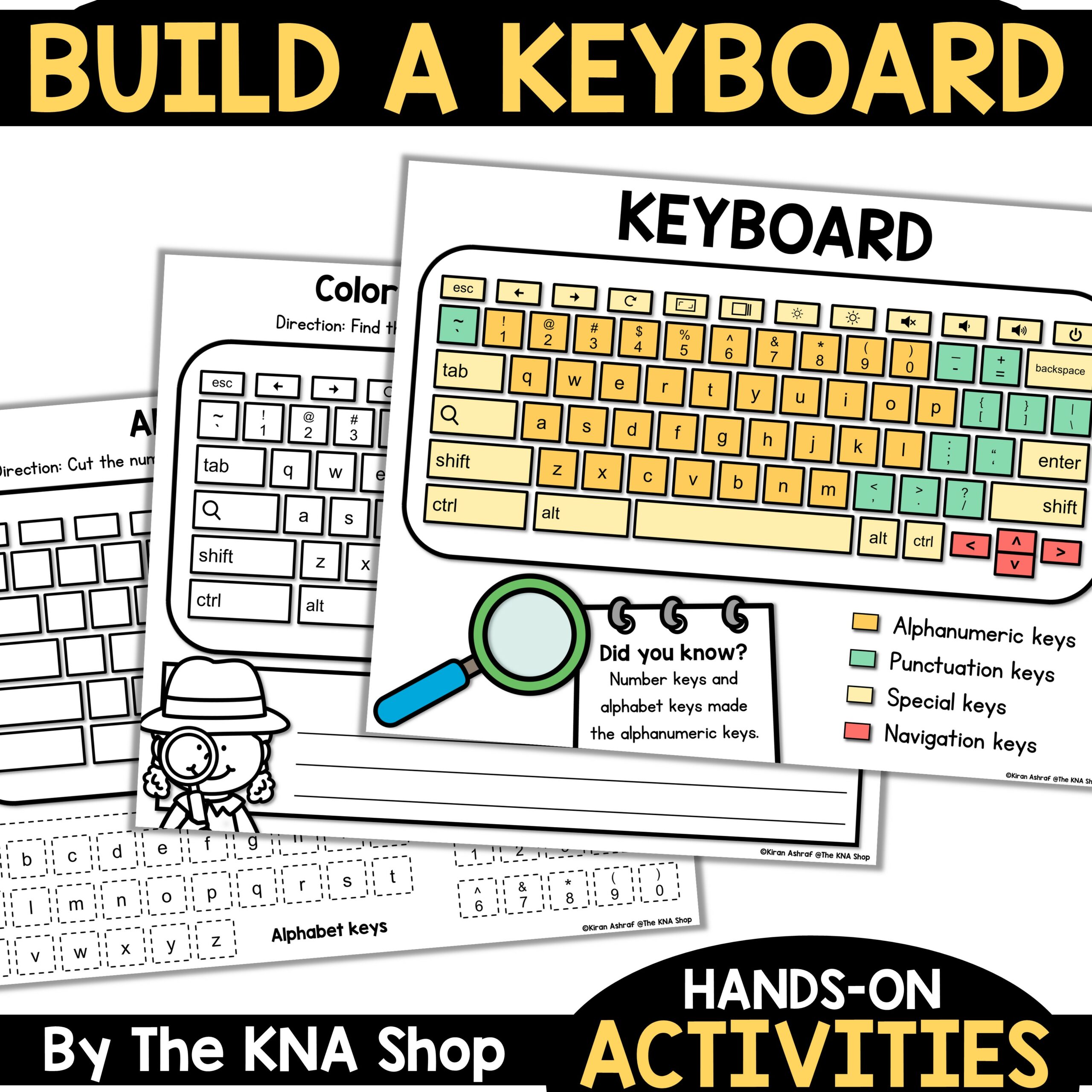 Chromebook build a keyboard parts of puter made by teachers