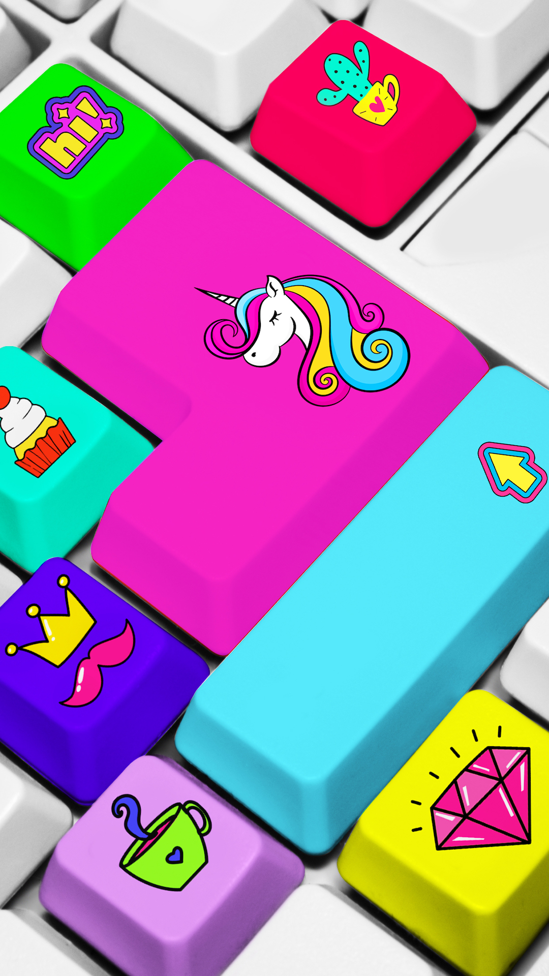 Keyboard coloring for kidsappstore for android