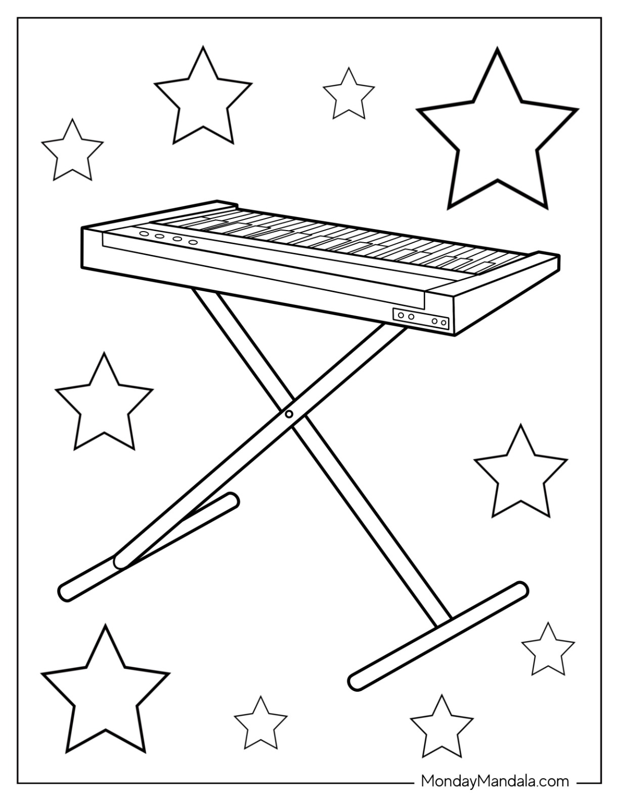 Music coloring pages free pdf printables