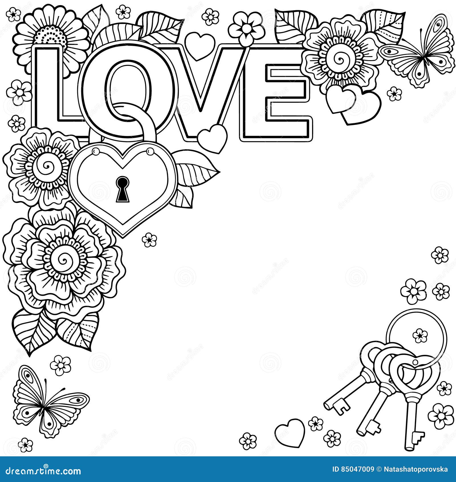 Lock coloring stock illustrations â lock coloring stock illustrations vectors clipart