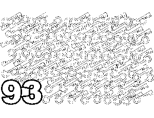 Keys coloring page