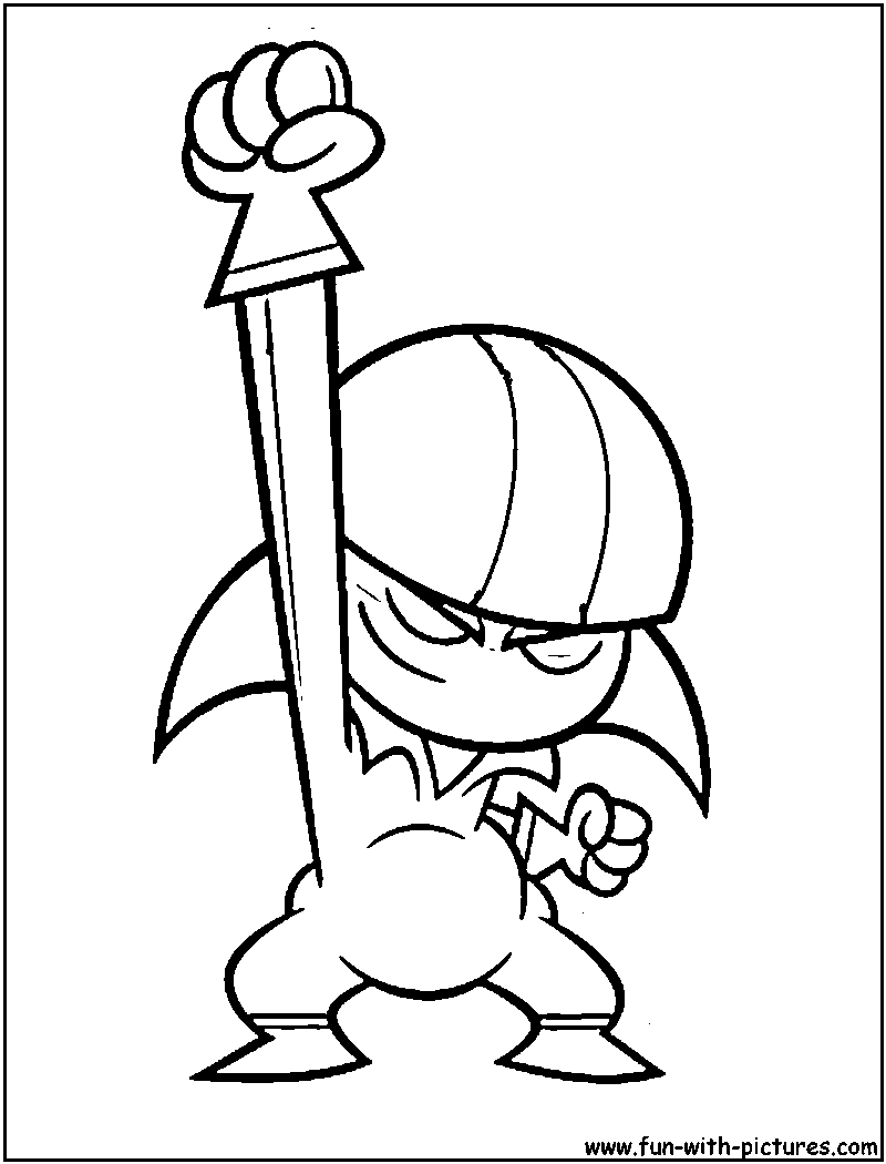 Kickbuttowski coloring pages