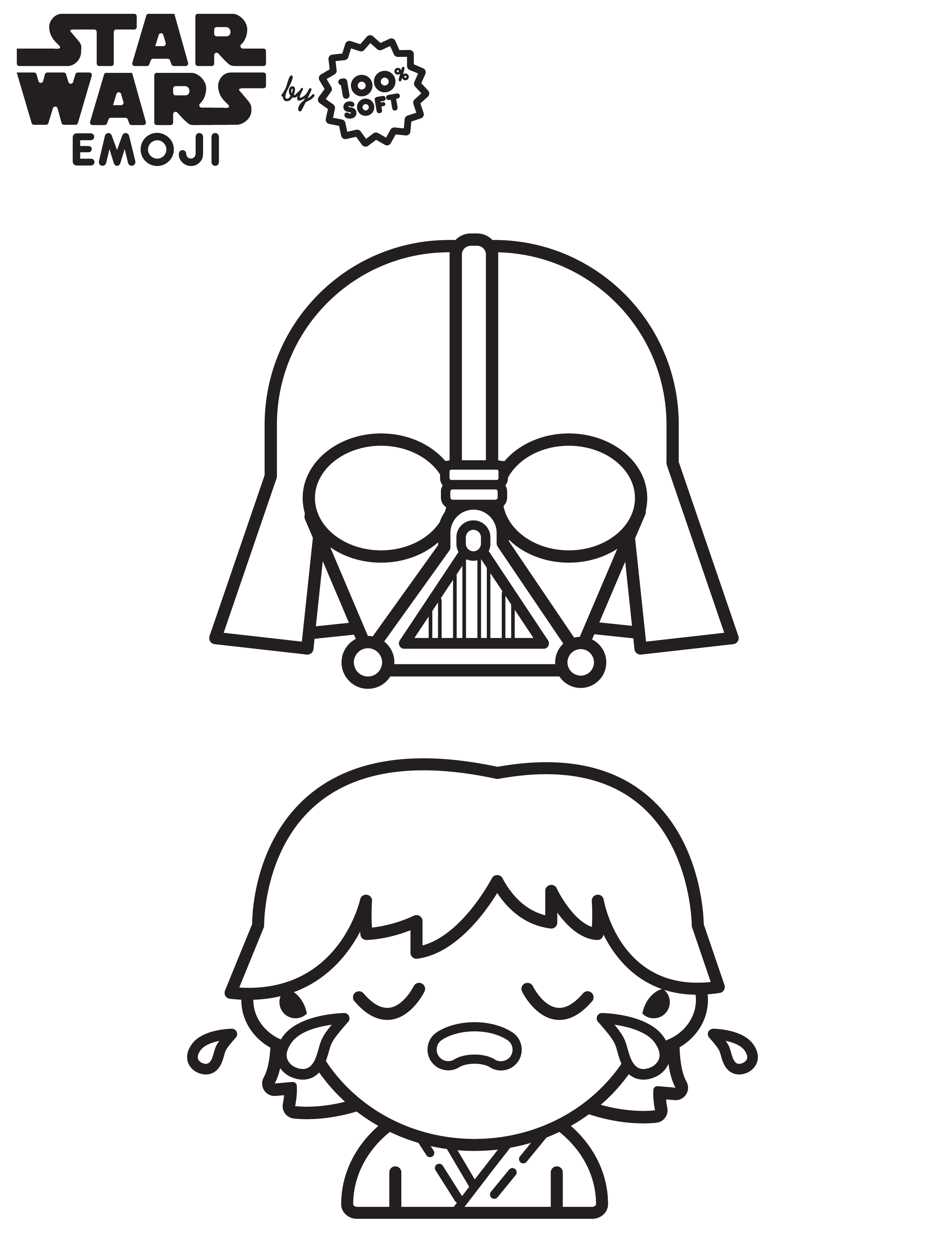 Fashionably nerdy family star wars day may the fourth coloring sheets â fashionably nerdy