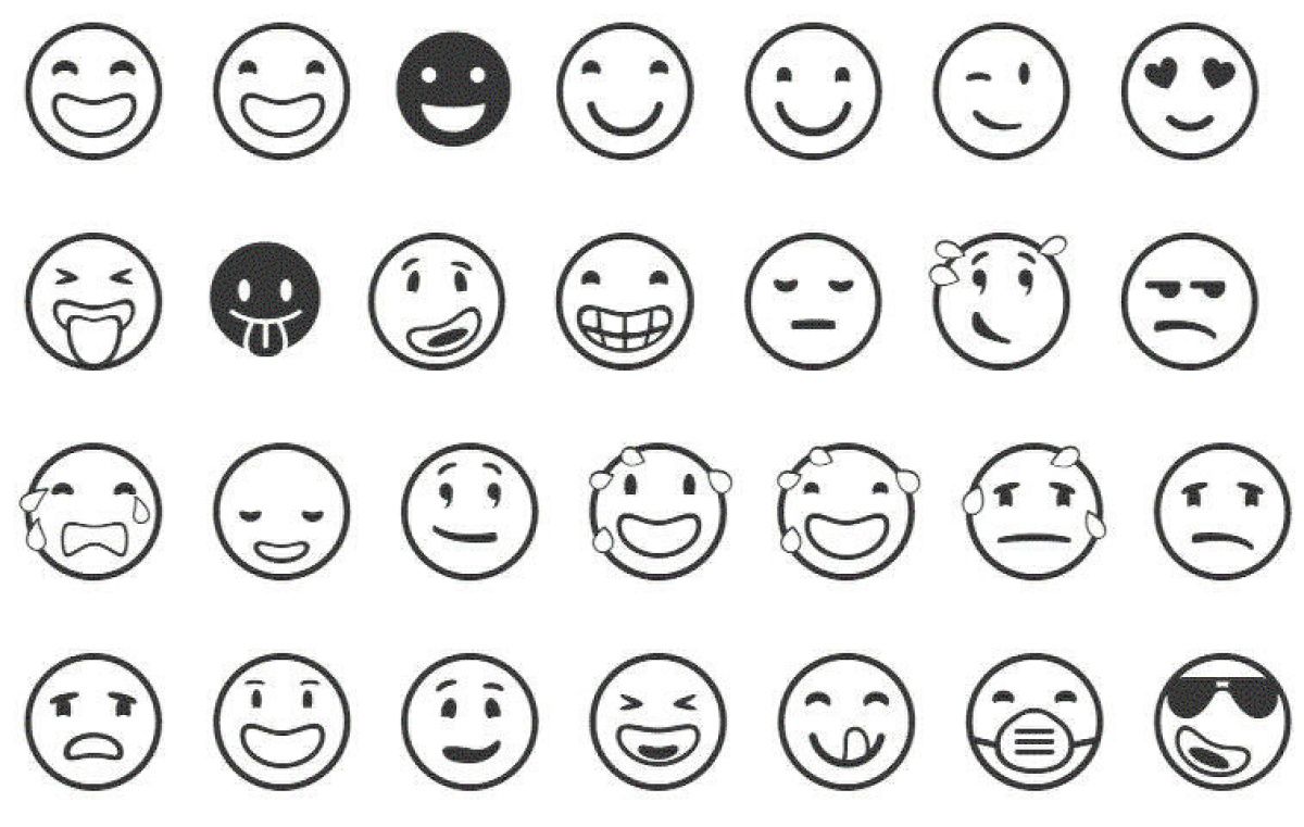 Emoji coloring pages pdf ideas to express your feeling