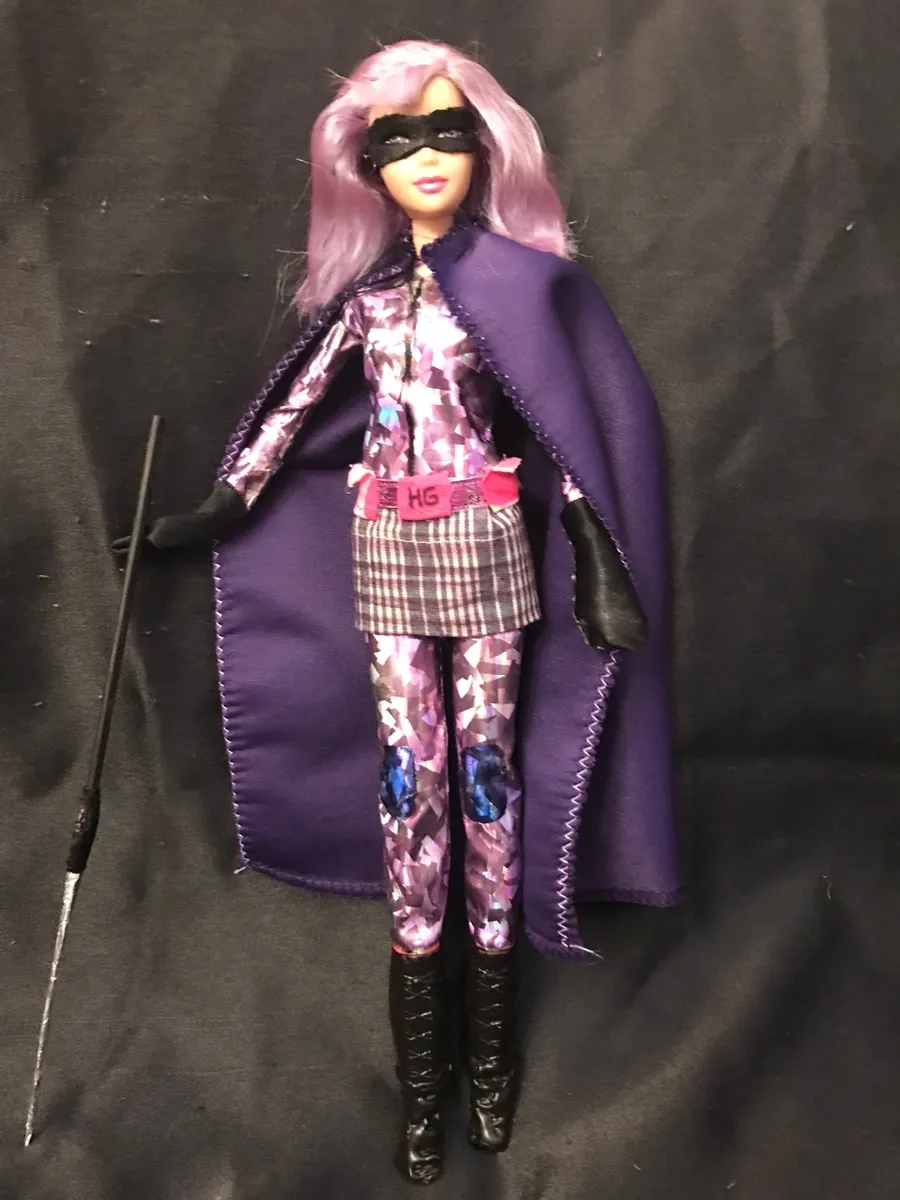 Barbie doll ooak as kickass superhero hit