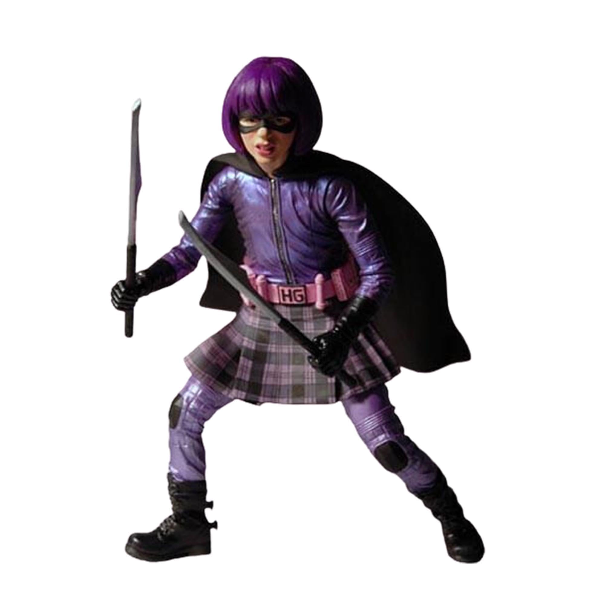 Kickass mezco toyz inch action figure hit girl includes swords butterfly knife toys games
