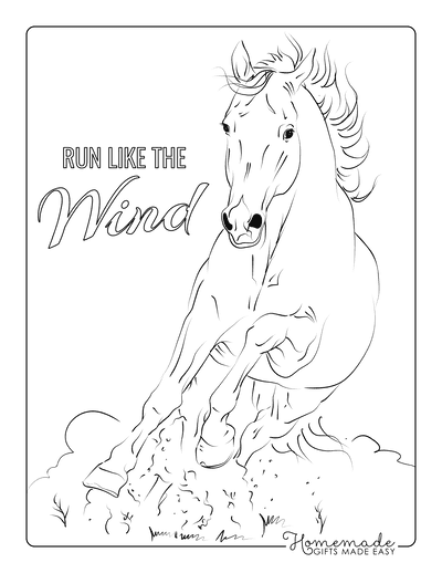 Best horse coloring pages for kids adults free printables