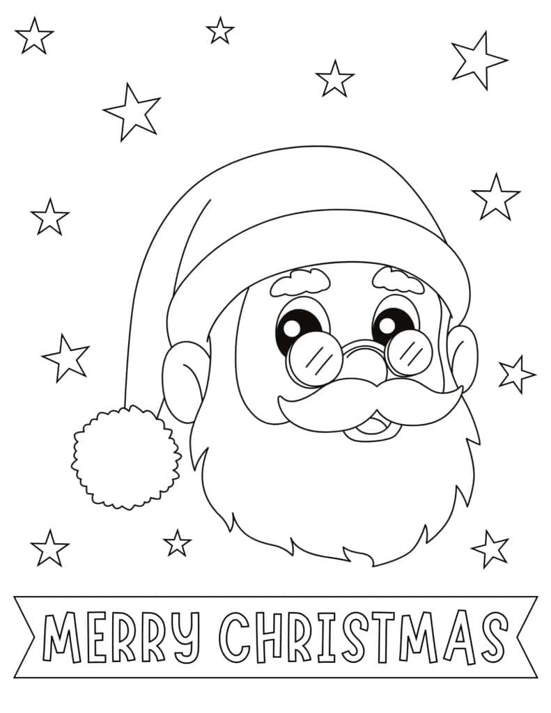 Free christmas coloring pages for kids