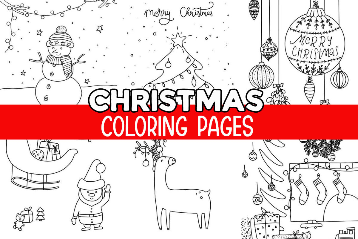 Christmas coloring pages free printables