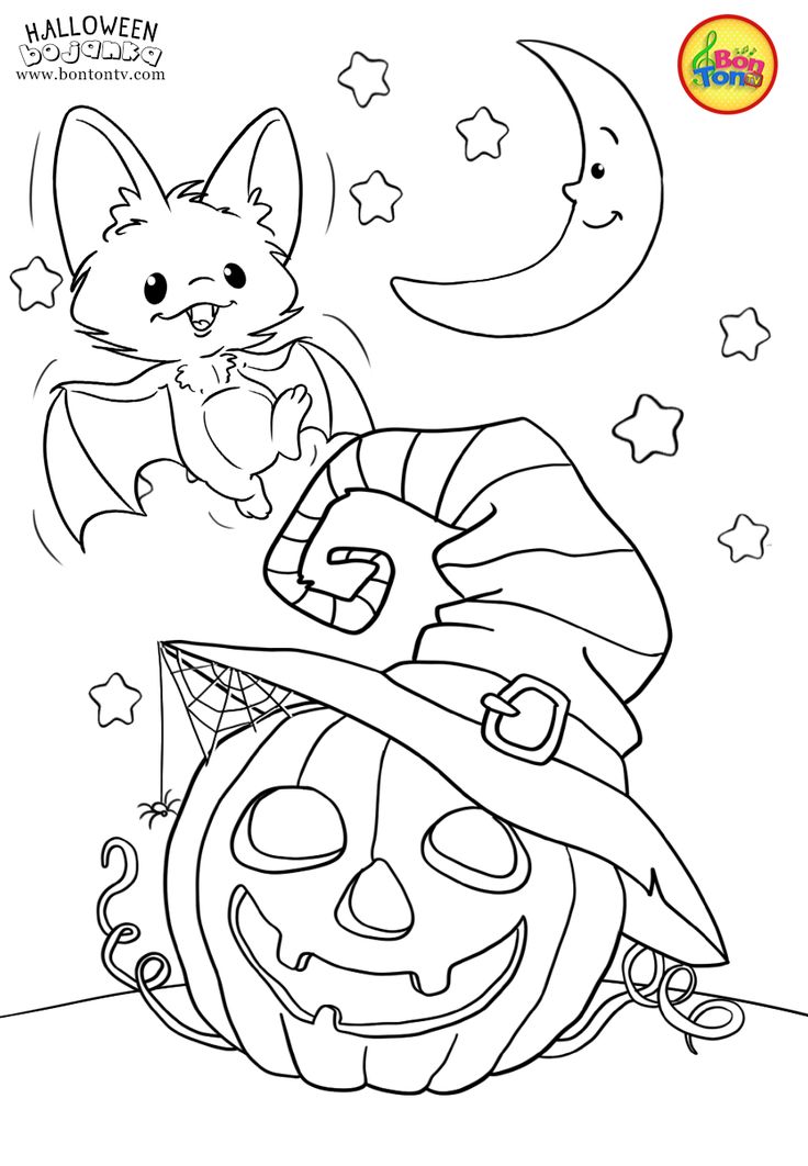 Halloween coloring pages for kids