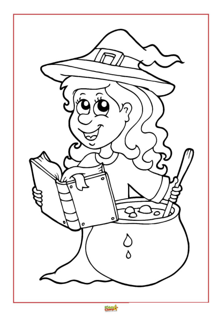 Halloween coloring pages for kids