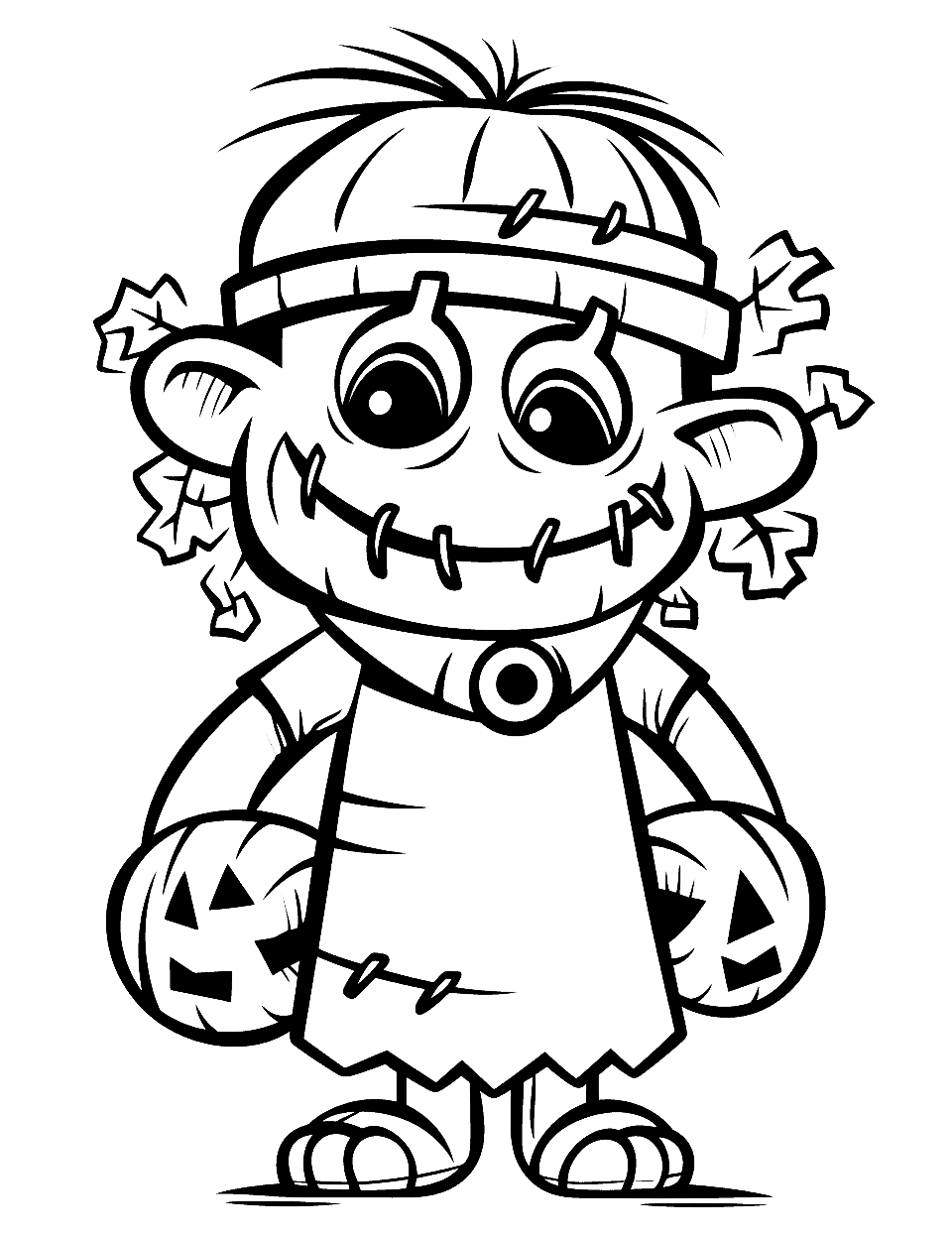 Halloween coloring pages free printable sheets