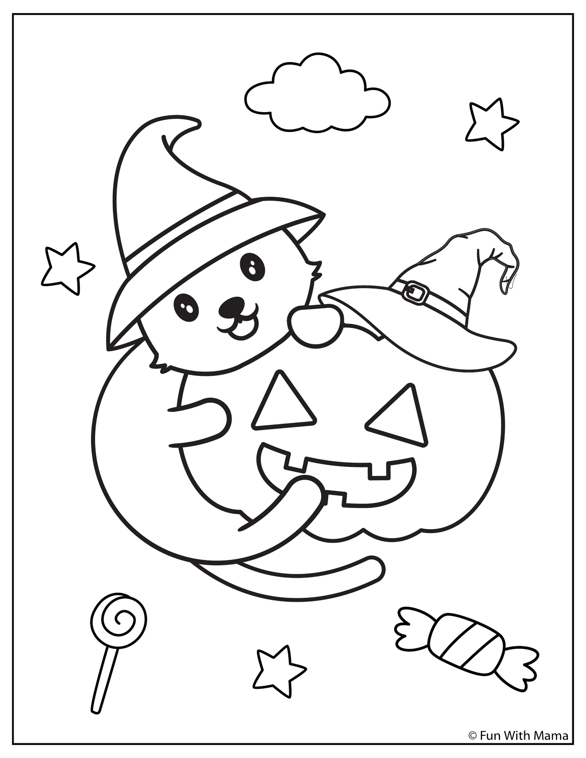 Halloween coloring pages