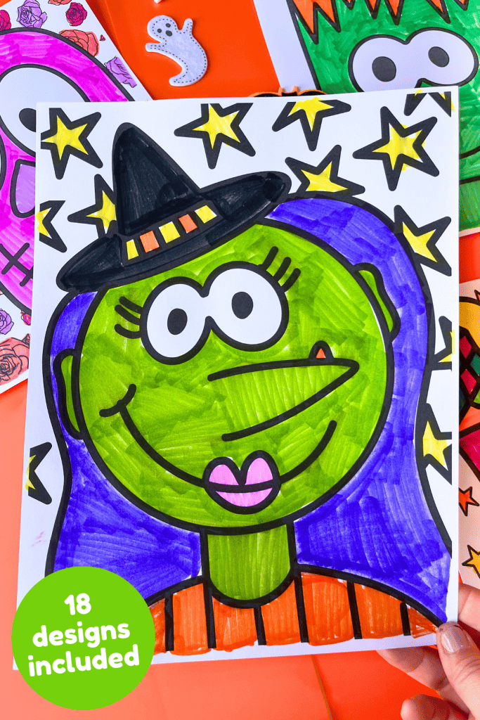 Halloween coloring pages for kids