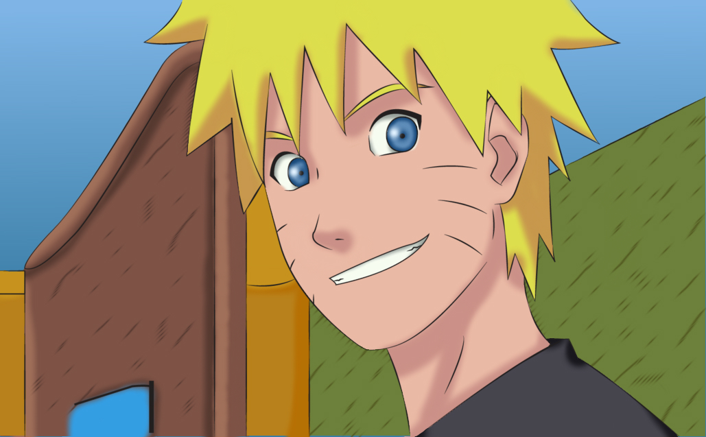 Naruto smiling by animemarianaruto on