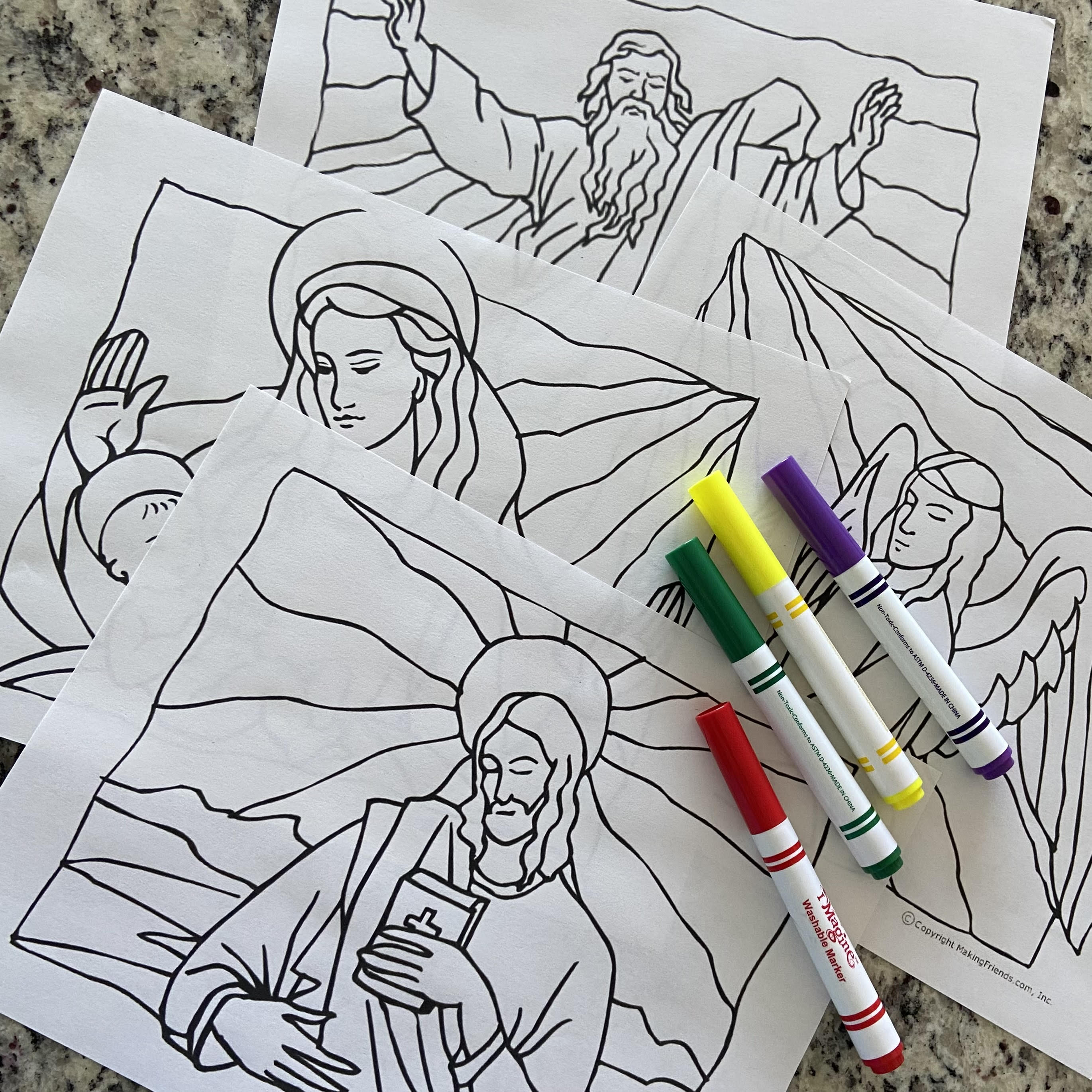 Bible coloring pages