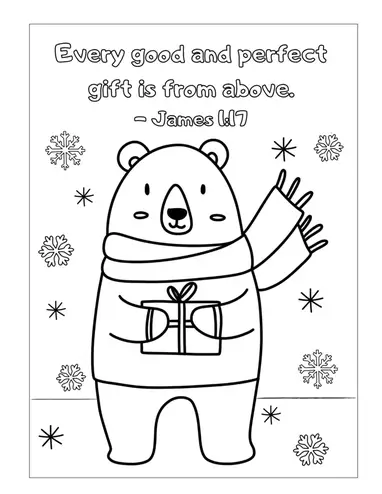 Free christian christmas coloring pages