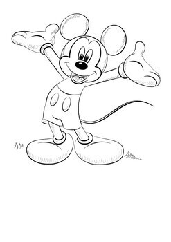 Disney coloring book mickey mouse coloring pages for kids by teach nouhy