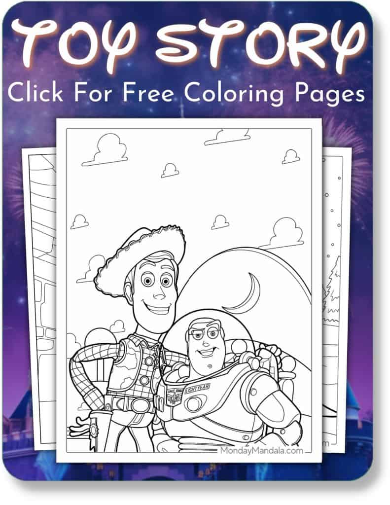 Disney coloring pages free pdf printables
