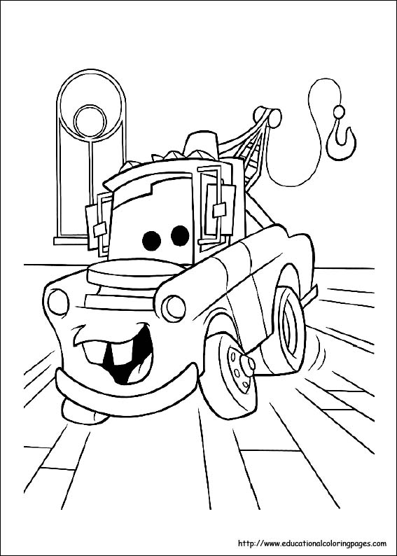 Coloring pages for kids disney cars coloring pages