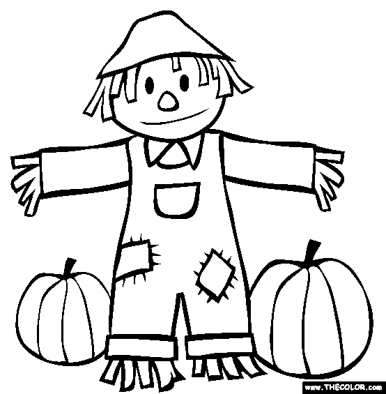 Fall online coloring pages