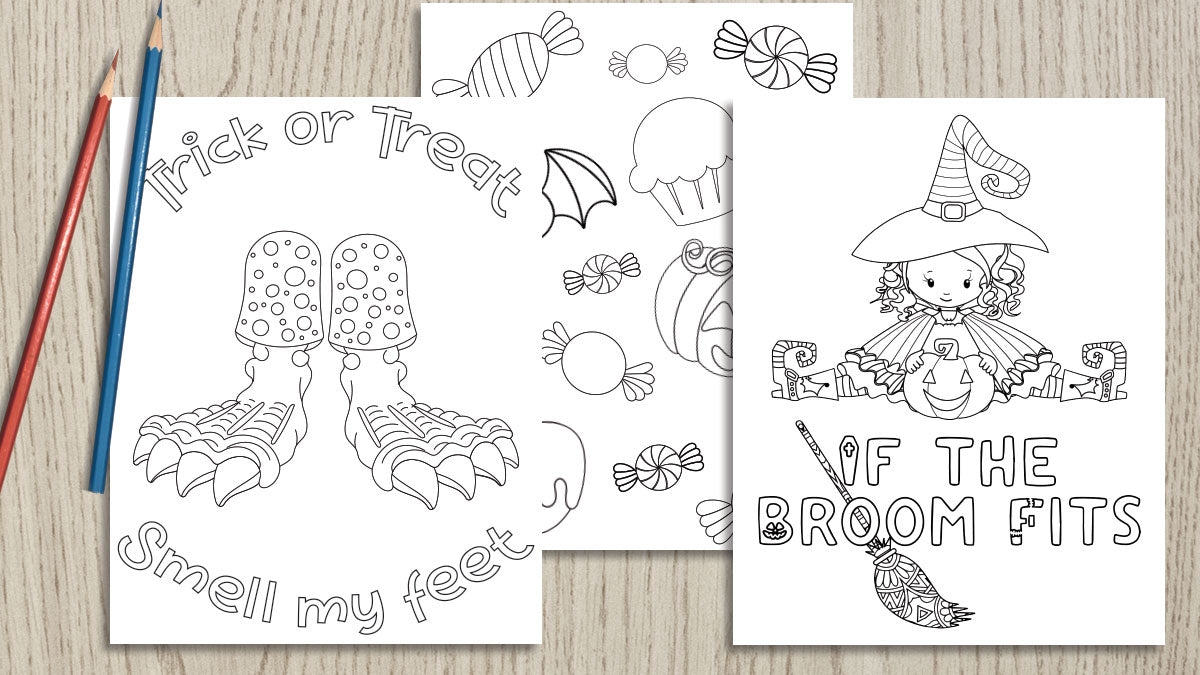 Printable halloween coloring pages