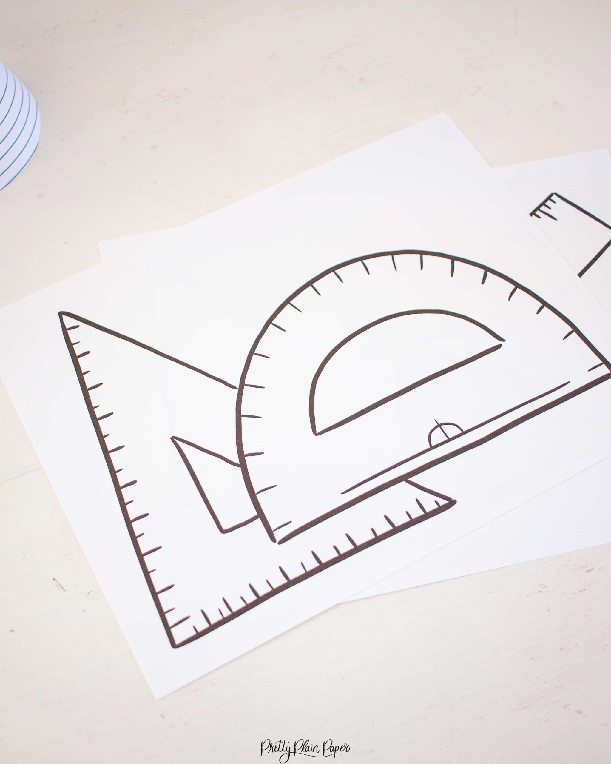 Tape measure ruler measuring tools coloring pages