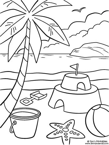Summer coloring page â tims printables summer coloring pages summer coloring sheets coloring pages for kids
