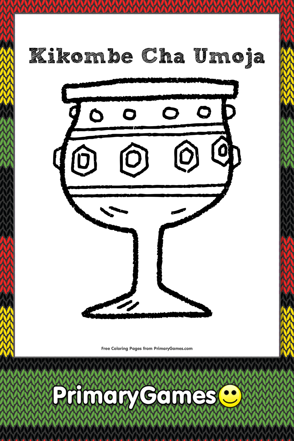 Kikombe cha umoja coloring page â free printable pdf from