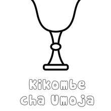 Kikombe cha umoja coloring pages