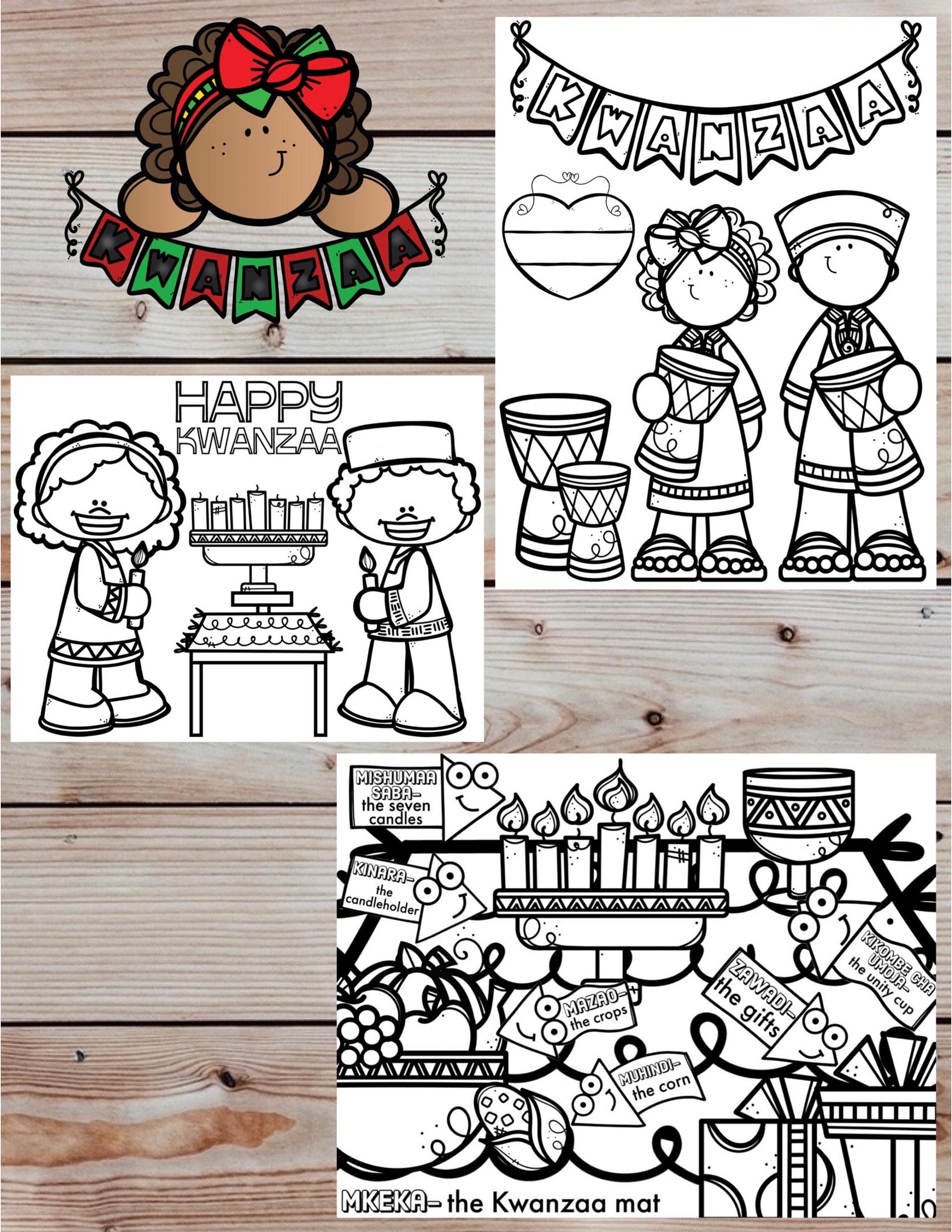 Kwanzaa activity homeschool activity learning activity preschool curriculum coloring pages homeschool printable