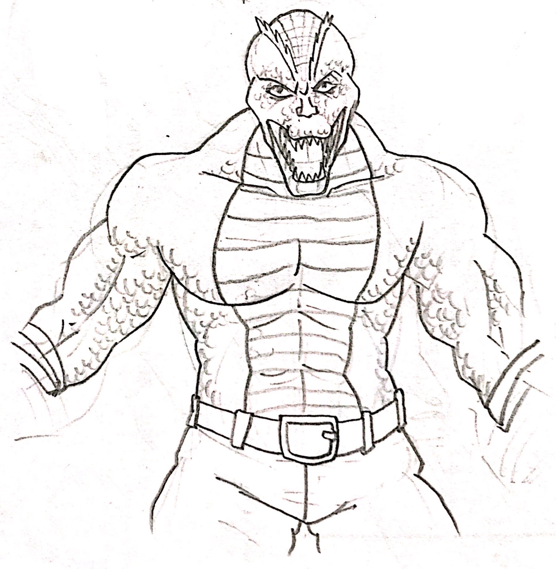 Killer croc by aericmon on