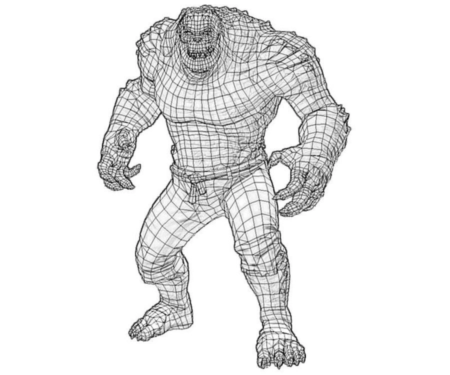 Coloring pages killer croc printable for kids adults free