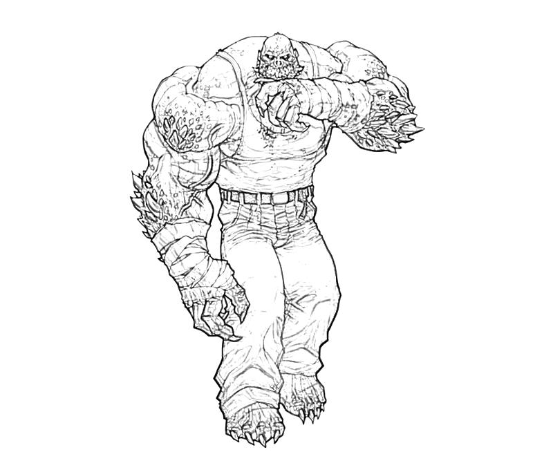 Batman arkham city killer croc ability how coloring