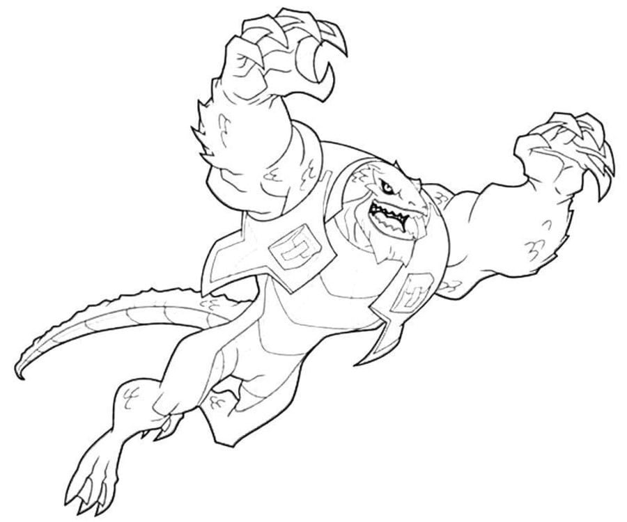 Coloring pages killer croc printable for kids adults free