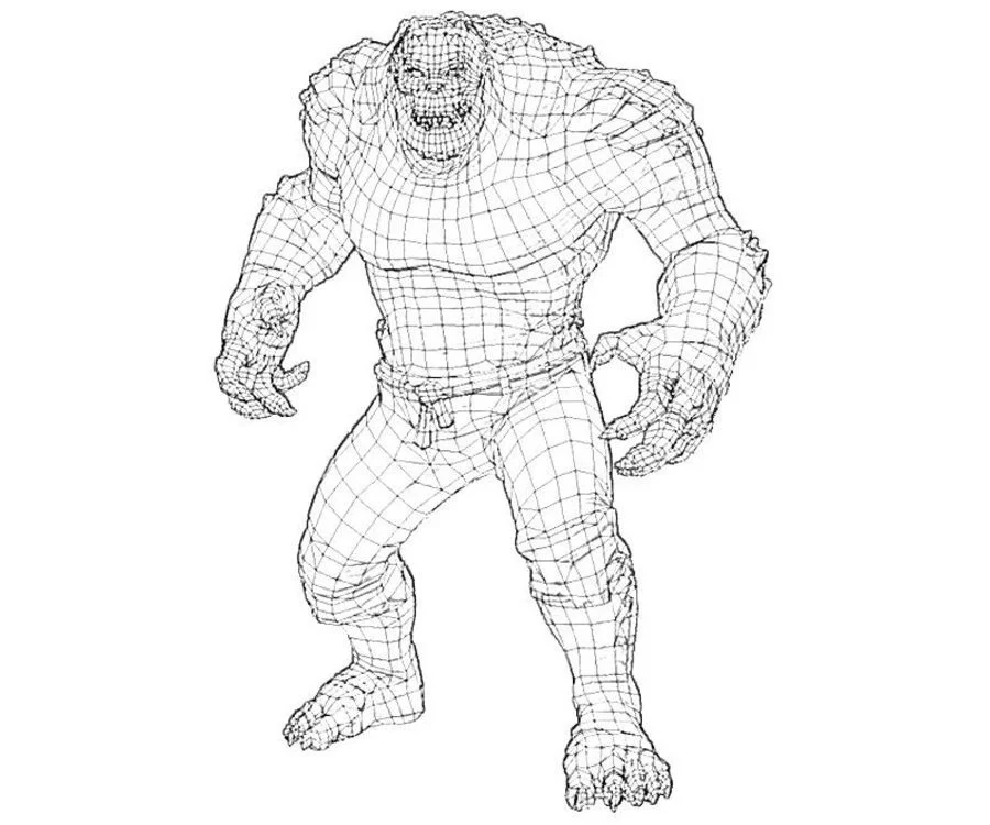 Coloring pages killer croc printable for kids adults free