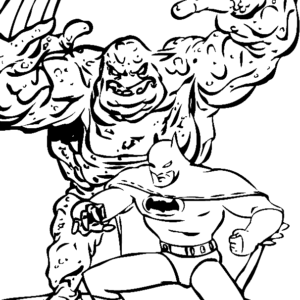 Clayface coloring pages printable for free download