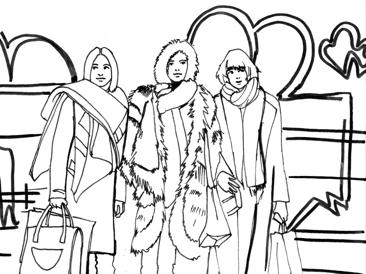 The new york fashion week coloring book