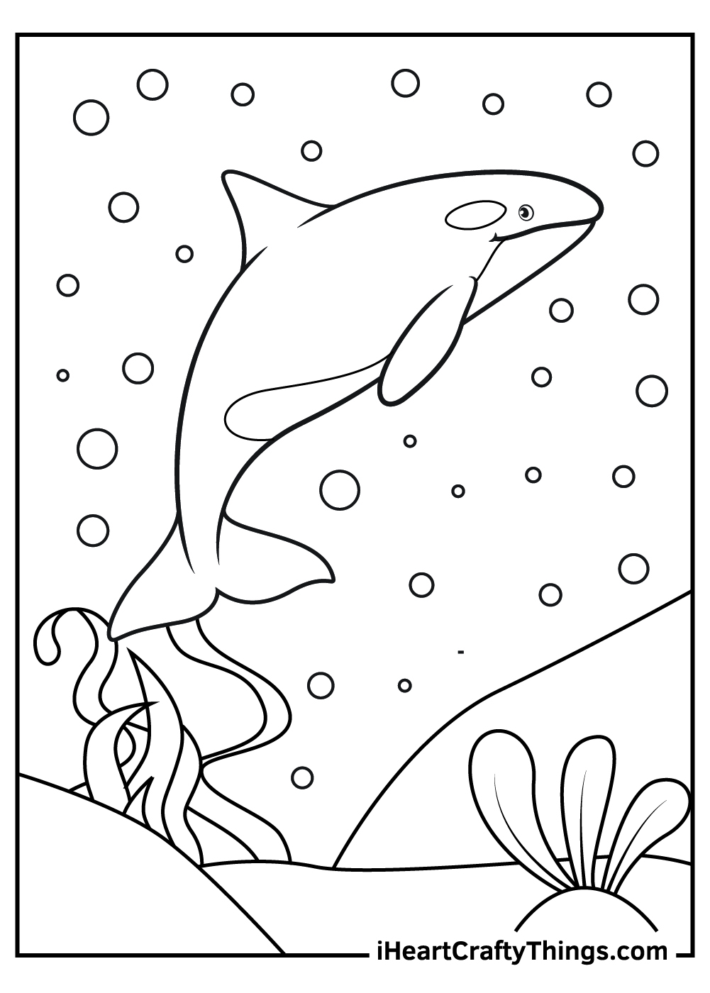 Killer whale coloring pages free printables