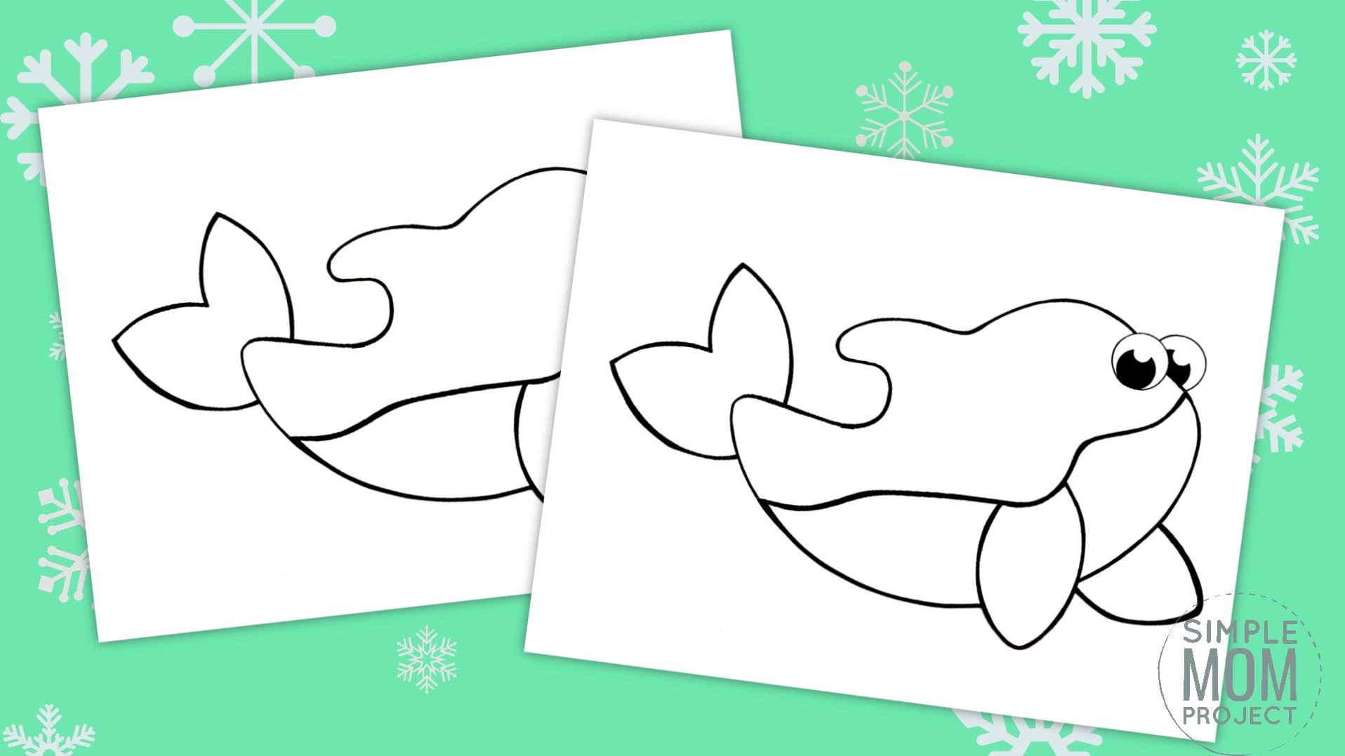 Free printable orca killer whale template â simple mom project