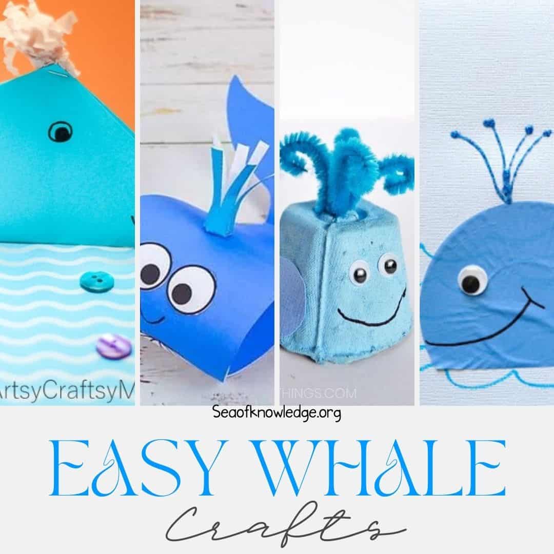 Easy whale crafts for preschool