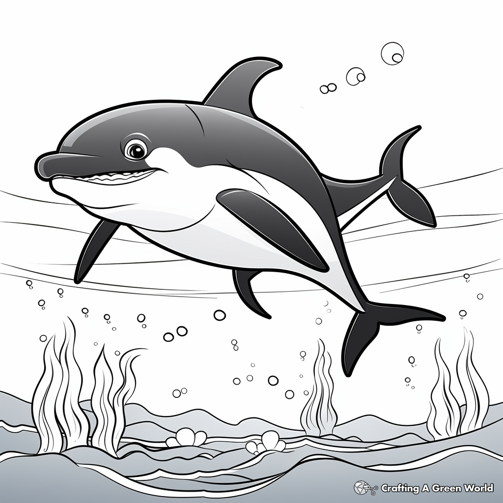 Orca coloring pages