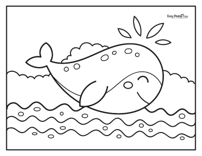 Whale coloring pages