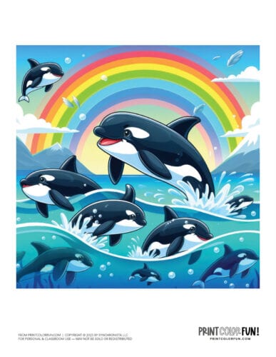 Orca coloring pages killer whale clip art activities at