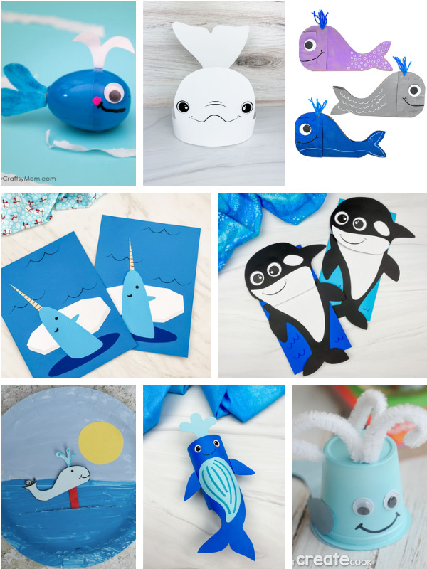 Wonderful whale crafts for preschoolers