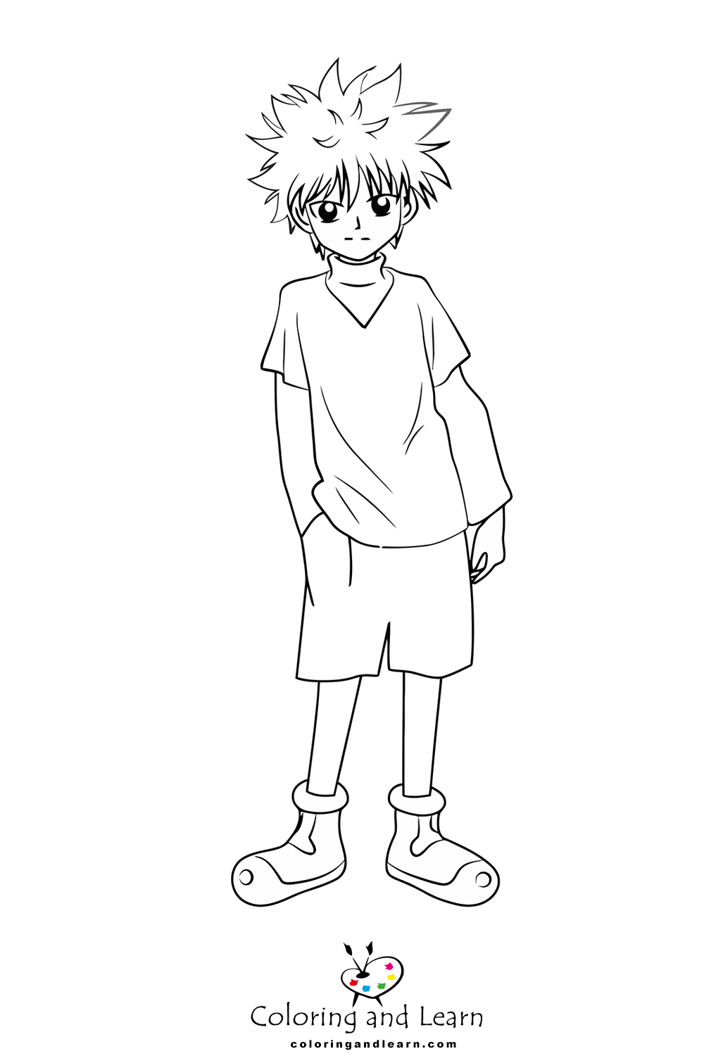 Hunter x hunter coloring pages rhunterxhunter