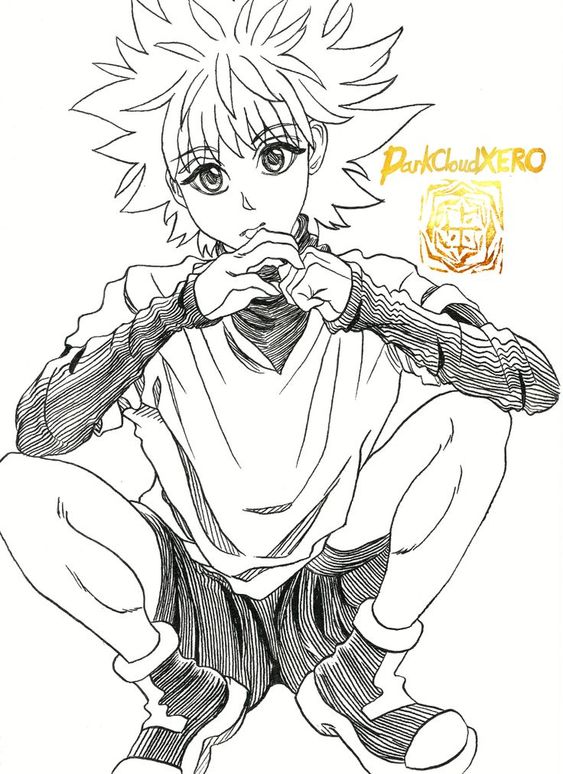 Inktober killua â darkcloud xeros online shop