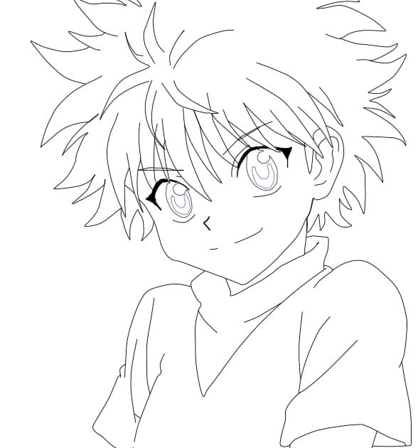 Hunter x hunter coloring pages pictures free printable